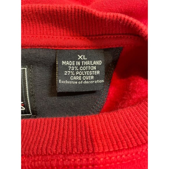 Vintage Ahead Authentics Salty Dog Cafe Mens Red Crewneck Sweatshirt XL - Picture 7 of 9